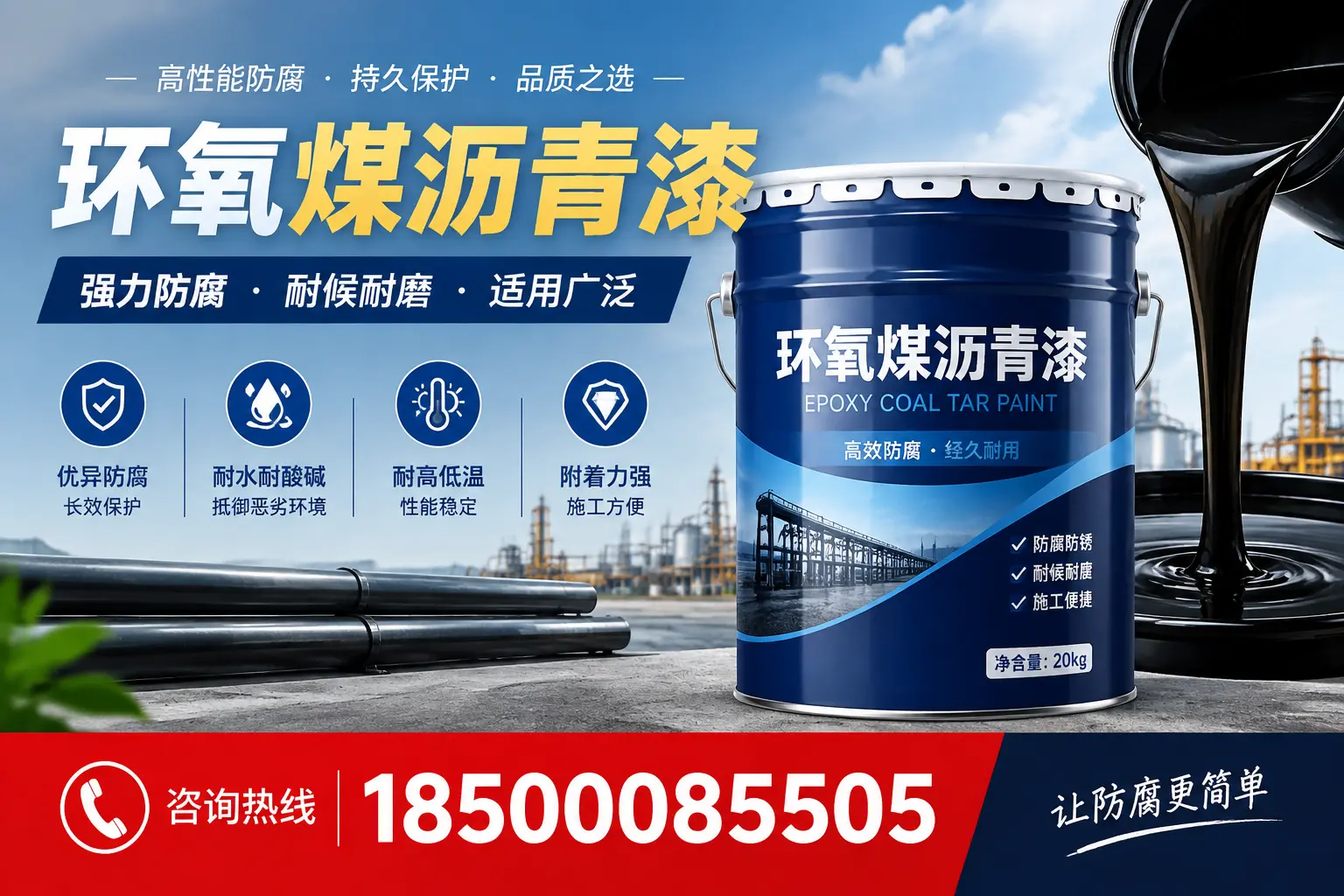 环氧煤沥青漆在不同气候条件下的表现分析，思明适用性